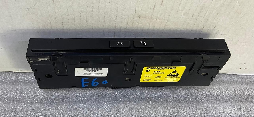 OEM BMW 5 Series E60 E61 DTC Switch Button Module Panel Delphi 6952478