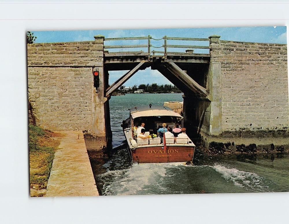 Postcard Somerset Bridge Somerset Sandys Bermuda British Overseas Territory