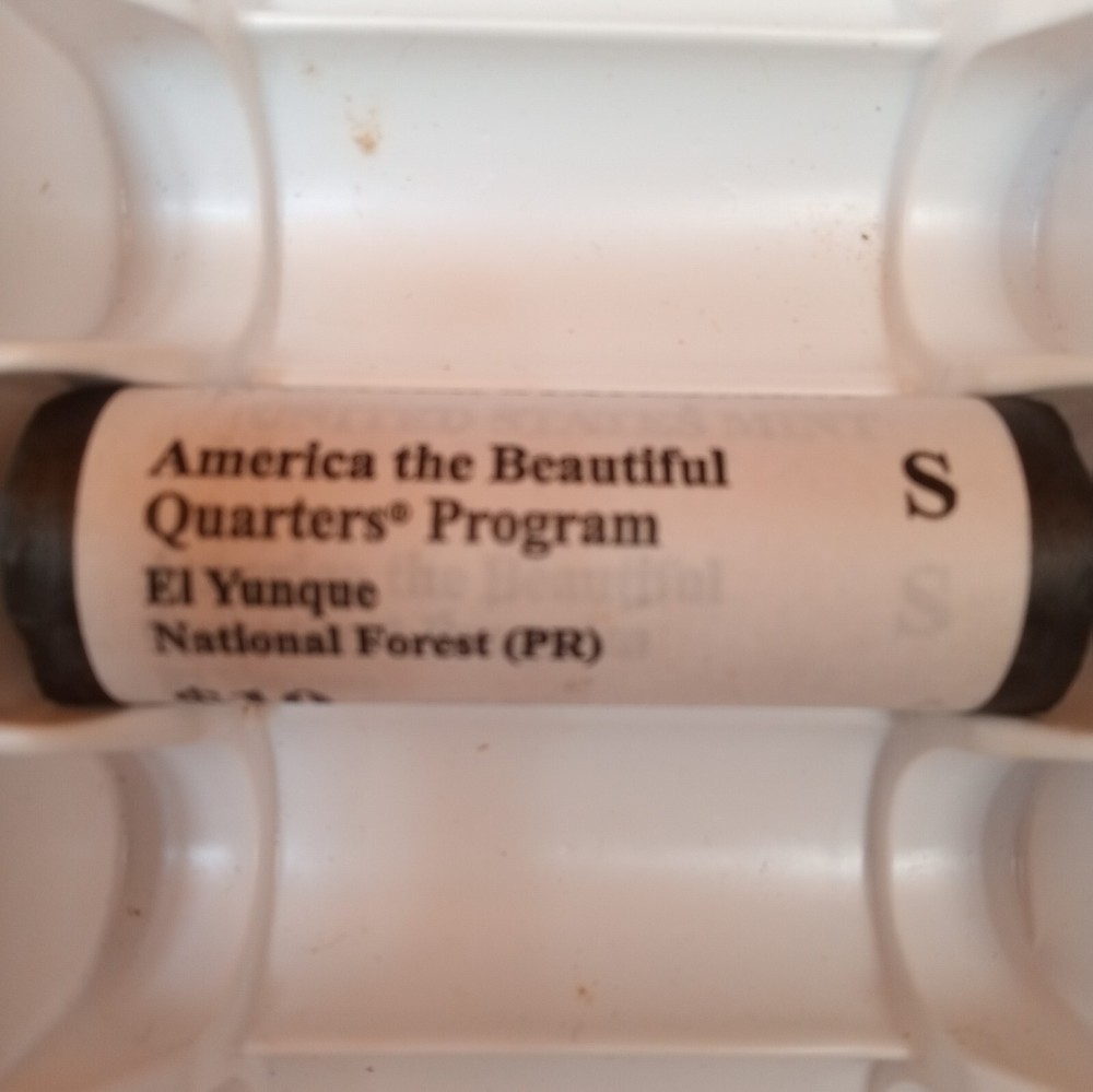 2012 - S - El Yunque National Forest - 40 Coin Quarters - US Mint Roll