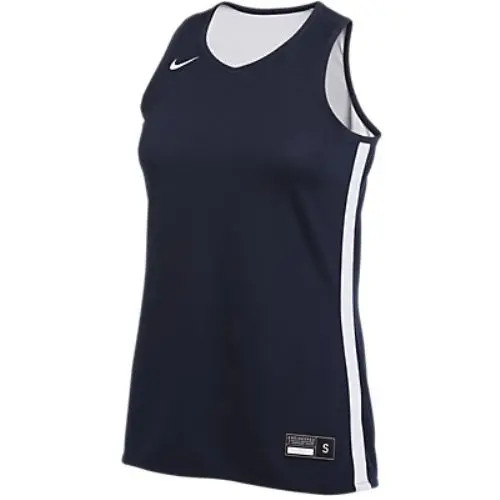 Nike Women’s Reversible Basketball Practice Tank Jersey CQ4368-420 Navy / White