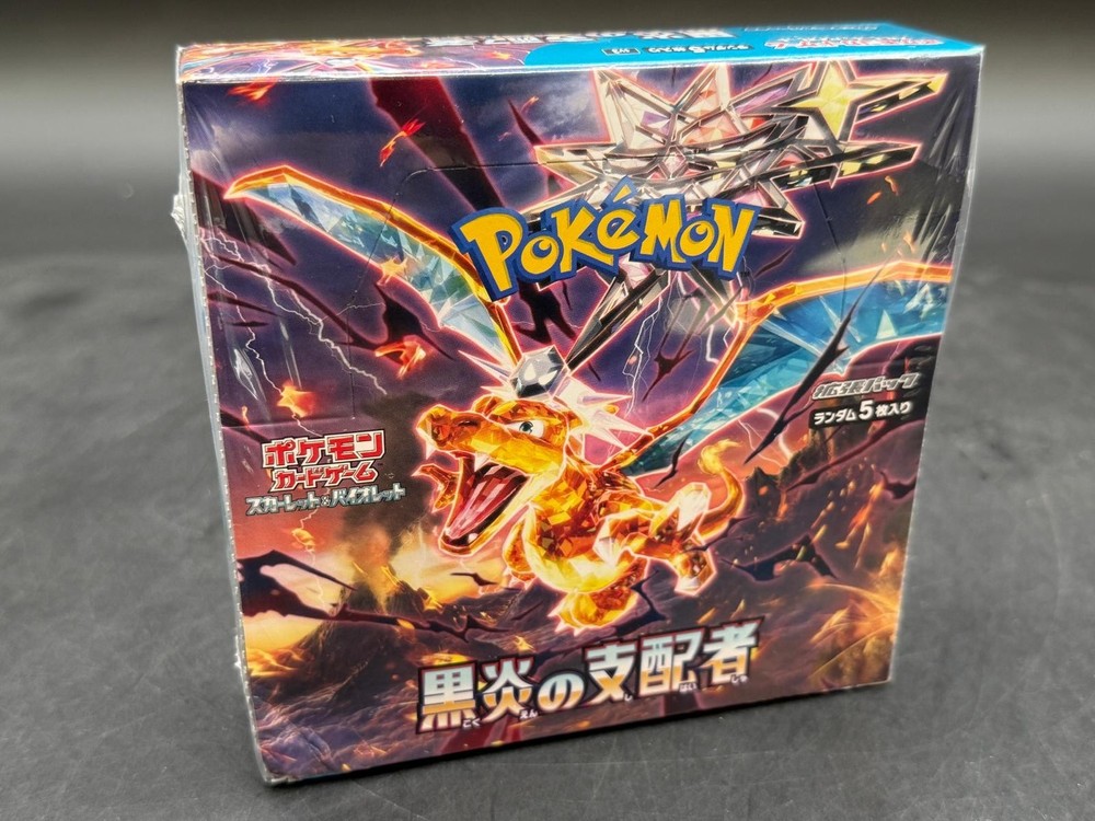 Pokemon TCG Japanese Ruler Of The Black Flame SV3 Booster Box SEALEDPROBSTEIN123 is actively accepting CONSIGNMENTS !!