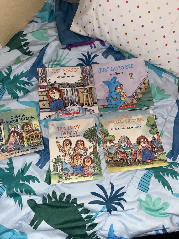 Set Of 5 Books By Gina And Mercer Mayer 90s And 2000s Children Books