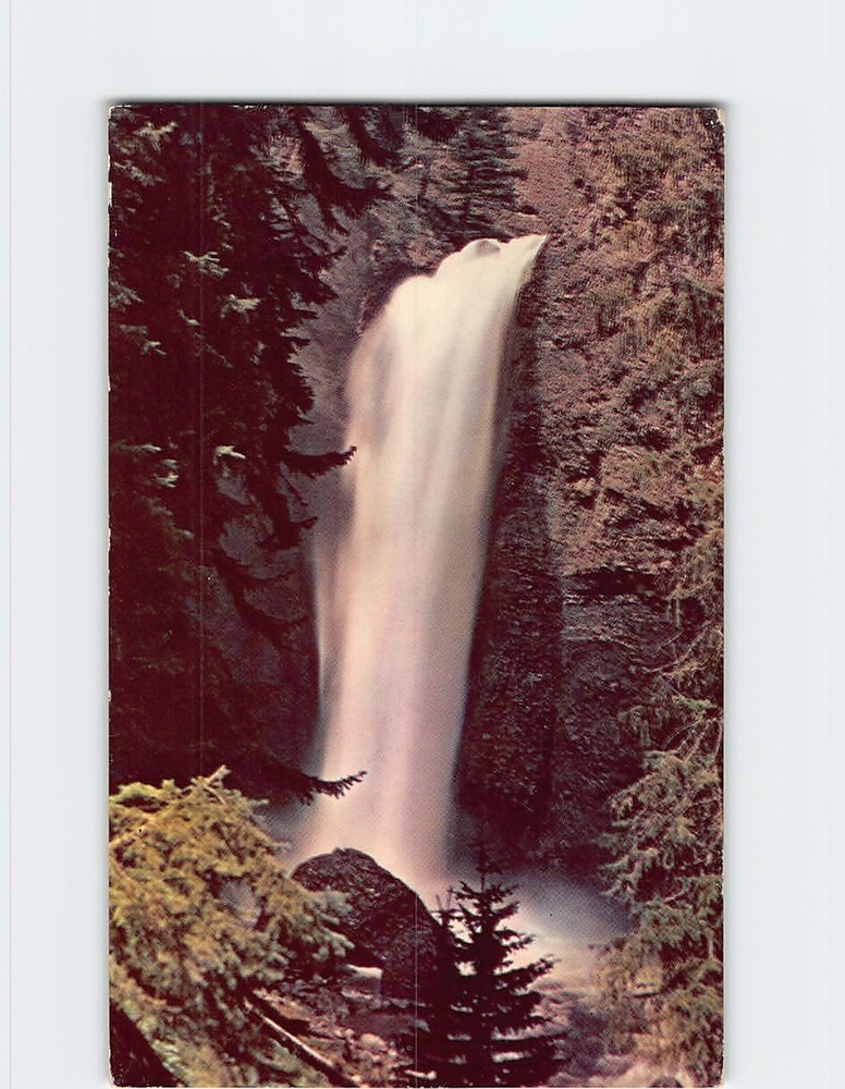 Postcard Tower Falls Yellowstone National Park Wyoming USA
