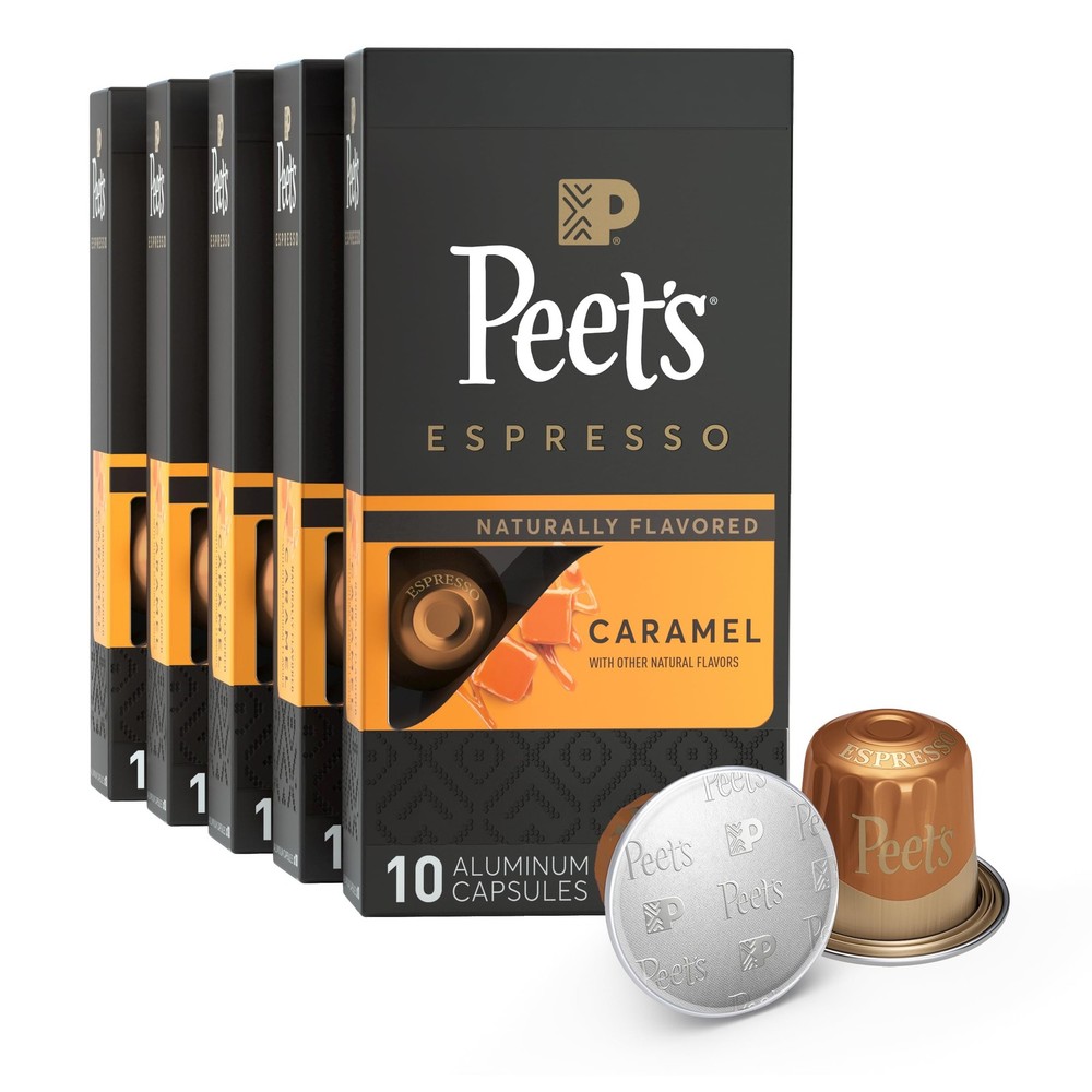 , Medium Roast Espresso , with Nespresso Original Machine - Caramel, 50 Count...