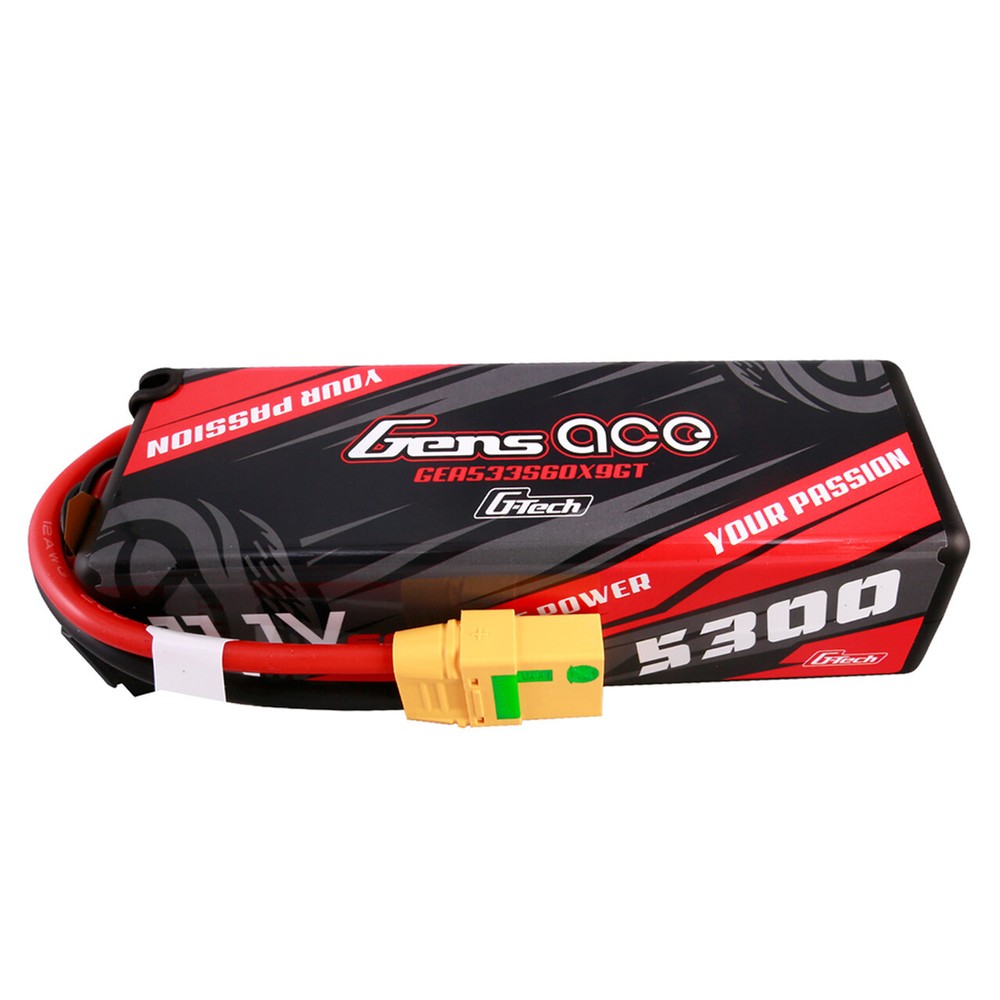 Gens Ace G-Tech 5300mAh 3S 60C 11.1V HardCase Lipo Battery XT90-S(Anti-Spark) US-image