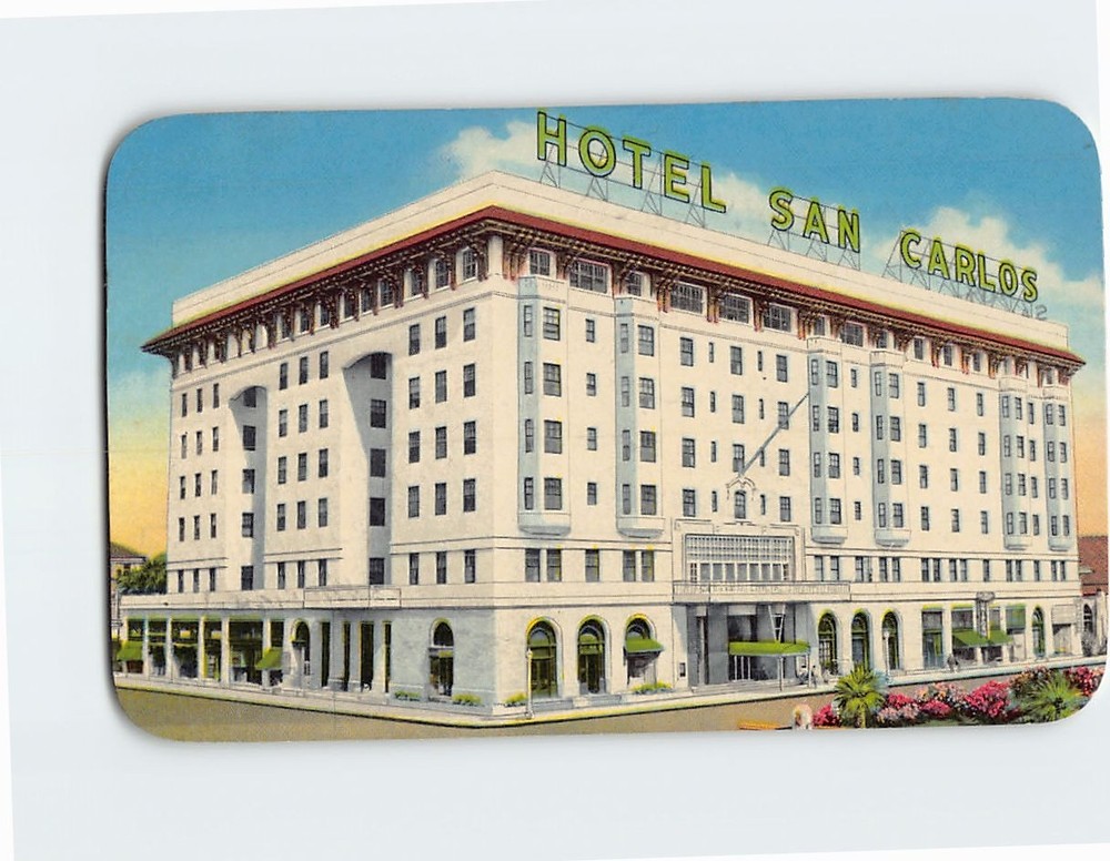 Postcard Hotel San Carlos Pensacola Florida USA