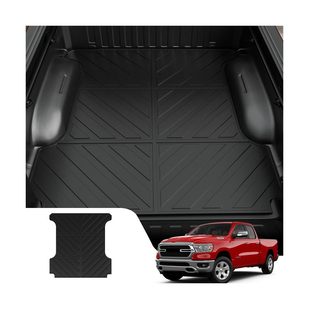 Dodge Ram 1500 5.7 Ft Short Bed Truck Mat 2019-2025