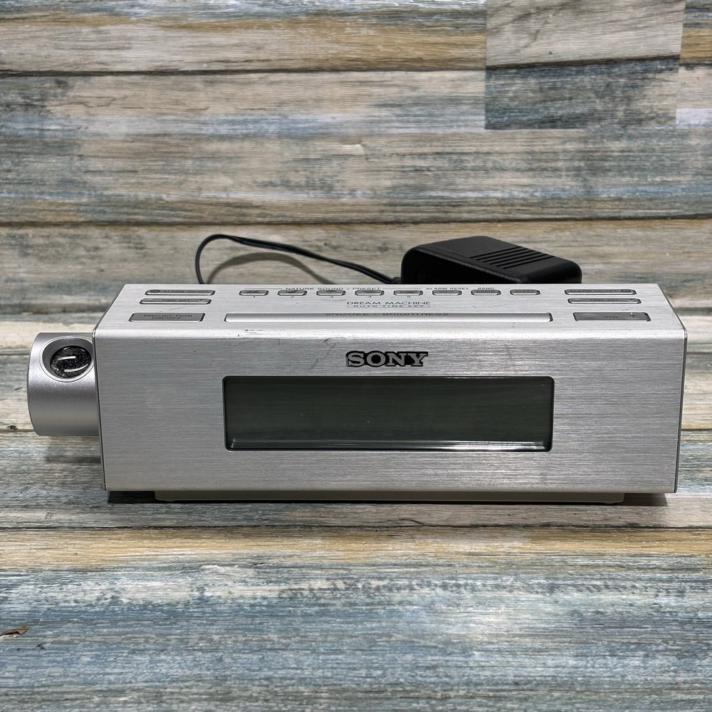 Sony Dream Machine ICF-C717PJ Alarm Clock AM/FM Radio With Projector
