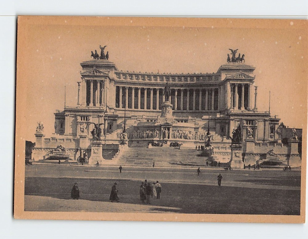 Postcard Monumento al Milite Ignoto Piazza Venezia Rome Italy