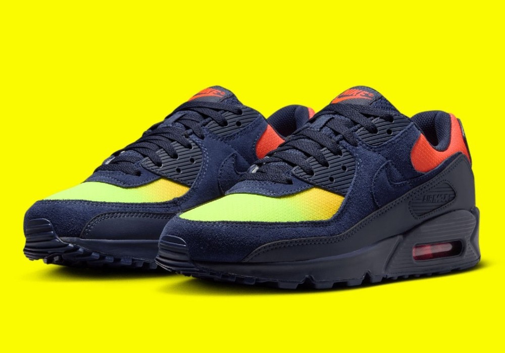 Nike Air Max 90 DM0029-700 Lemon Venom NWOB 10 retro Huarache zero one lite Ltd