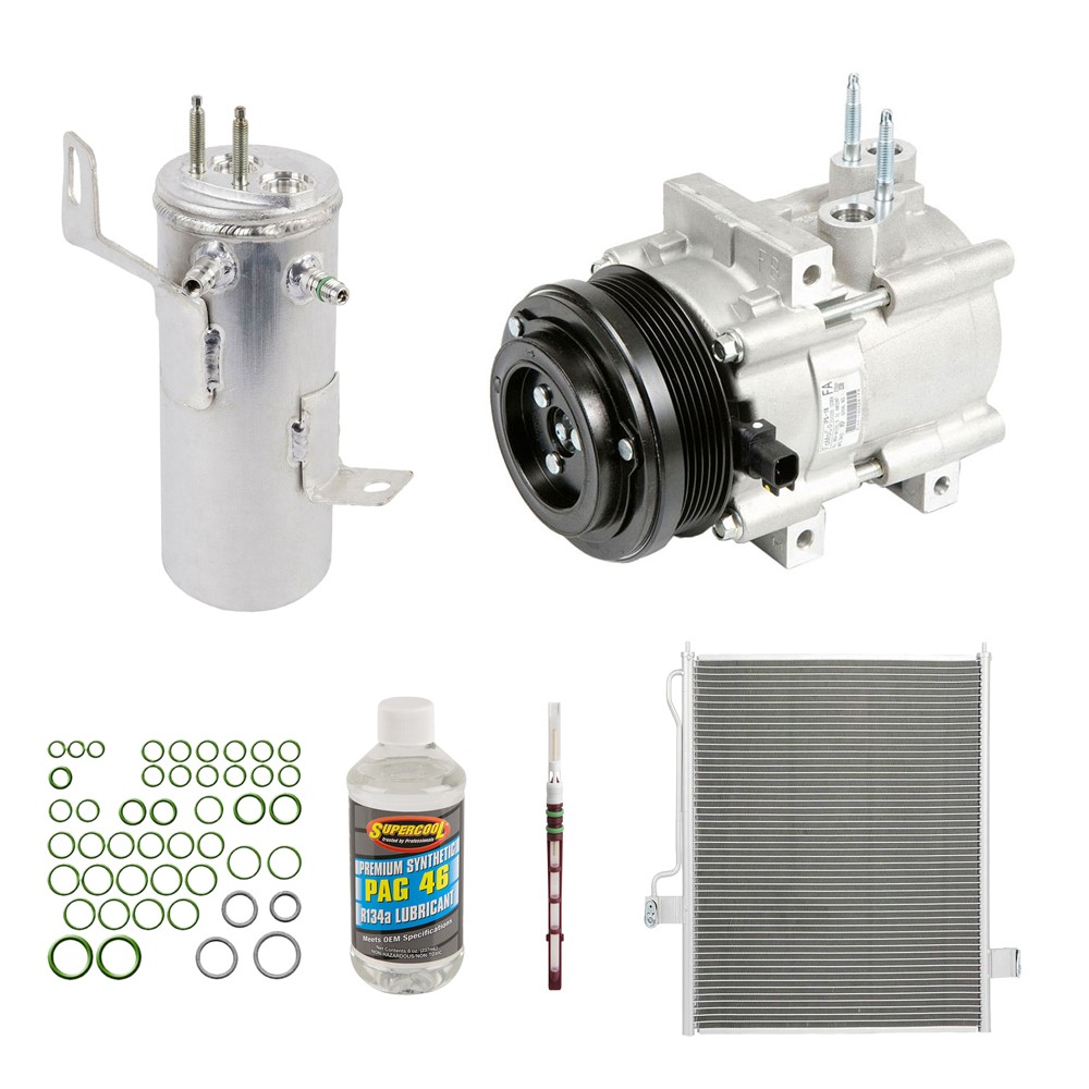 For Ford Explorer Mercury Mountaineer OEM AC Compressor w/ Condenser Drier DAC