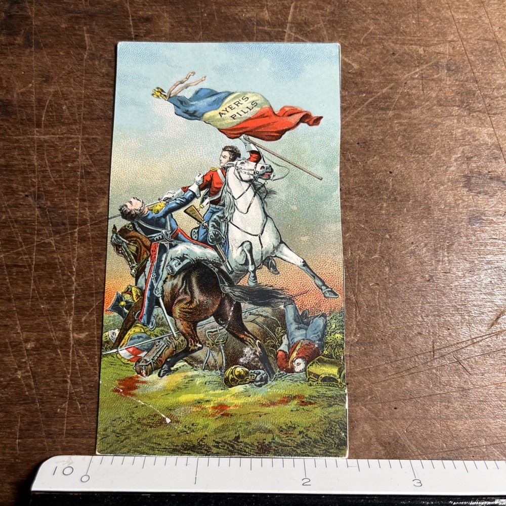 Antique Victorian Trading Card Ayer's Pills 