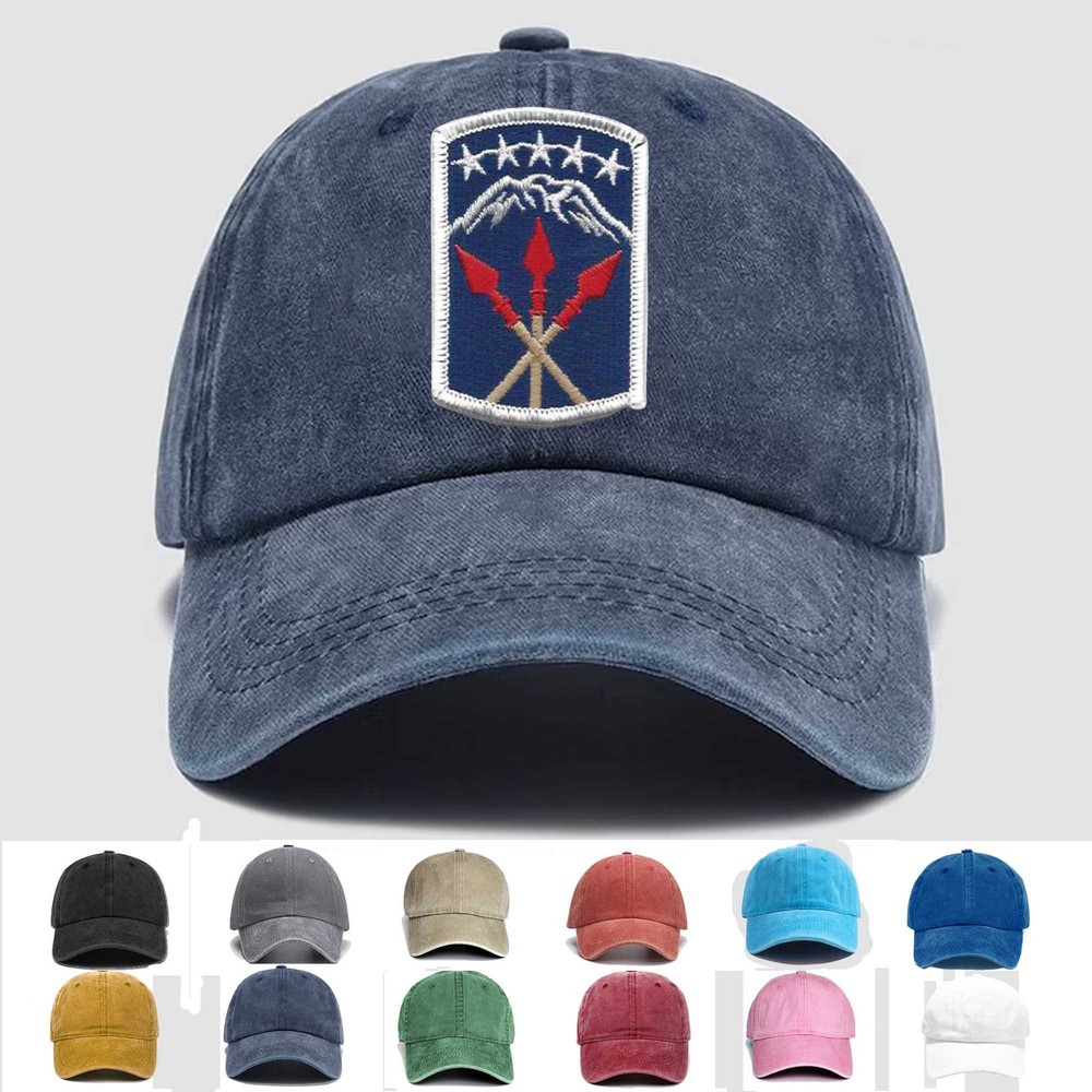 Custom Embroidered Hat 593rd Sustainment Brigade, Veteran Cap, Trucker Hat, Gift
