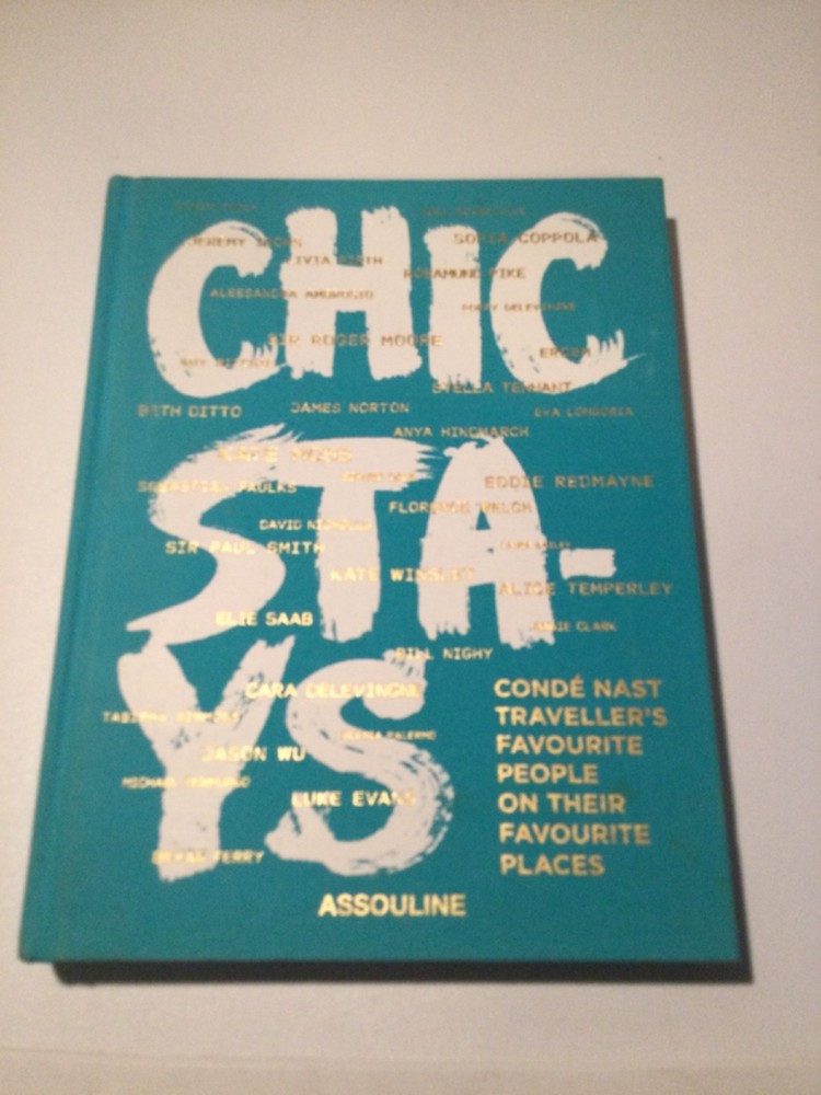 Chic Stays Book - Assouline Coffee Table Book Hardcover by Melinda Stevens