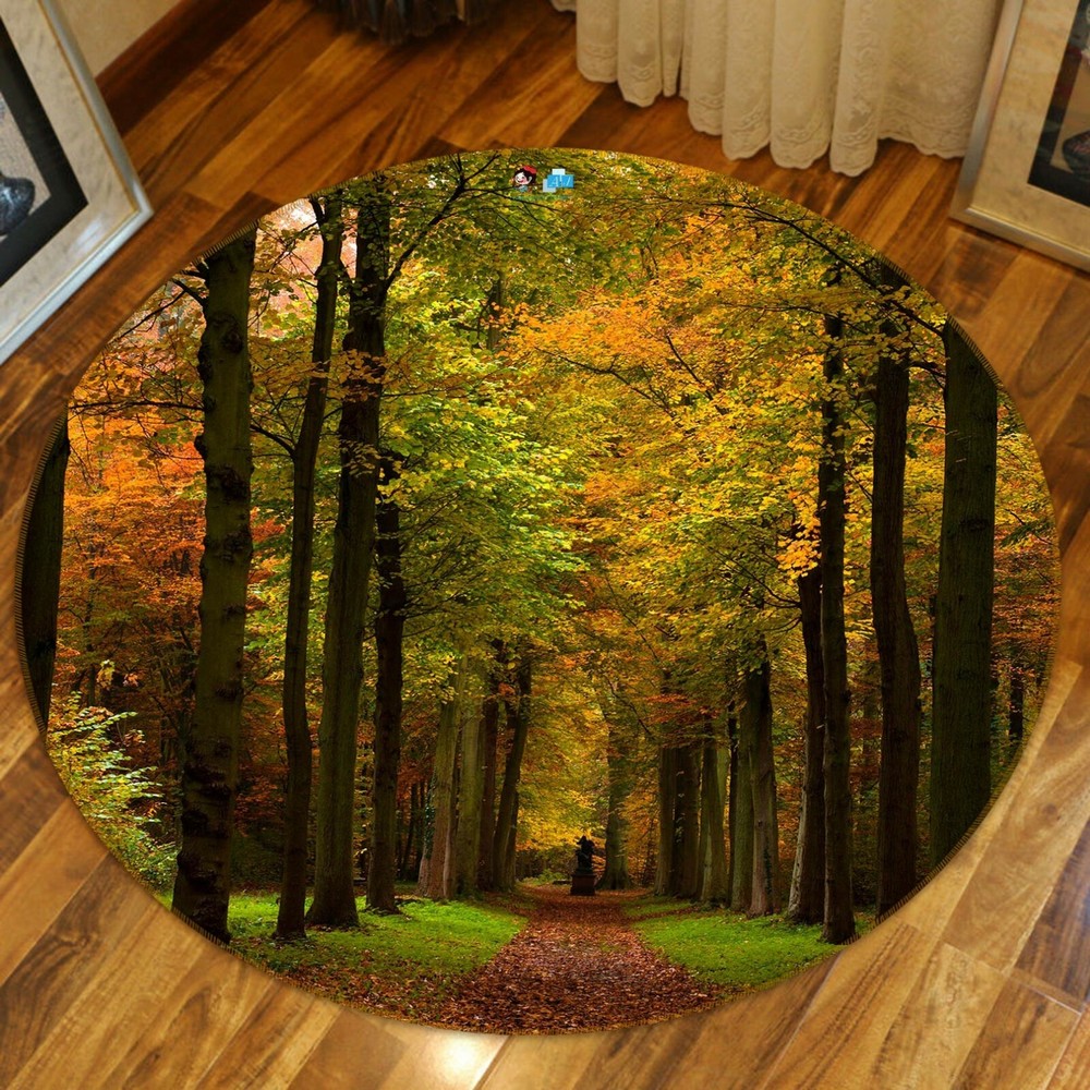 3D Autumn Scenery NAO3766 Game Rug Mat Elegant Photo Carpet Mat Fay