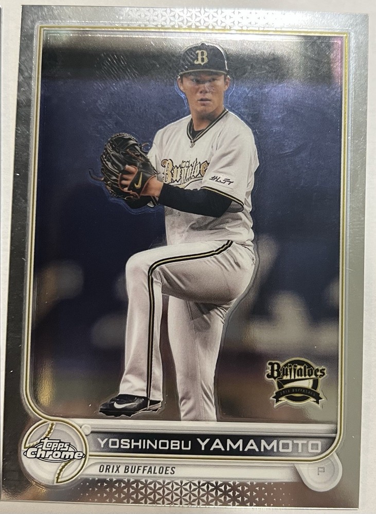 2022 Topps Chrome NPB Nippon Professional Baseball - Yoshinobu Yamamoto #27 (RC)