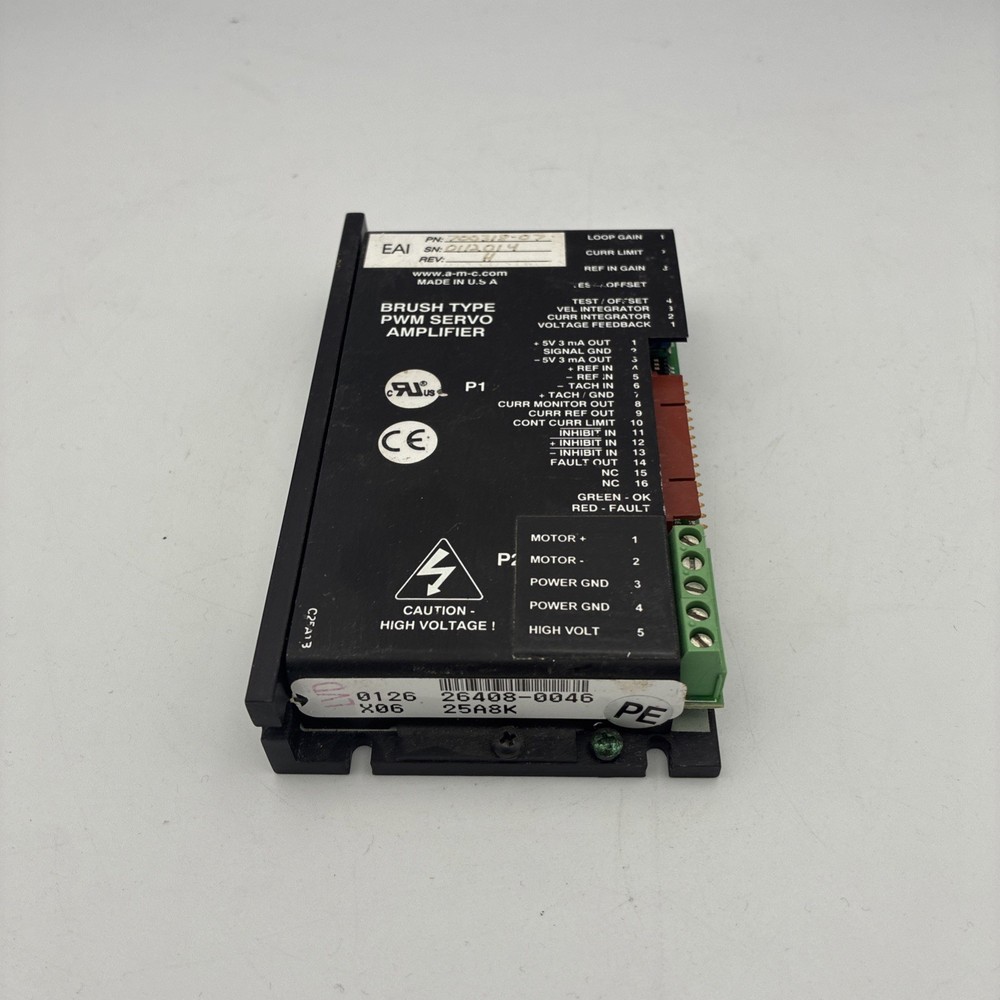 Advanced Motion Controls X06 25A8K Brush Type PWM Servo Amplifier