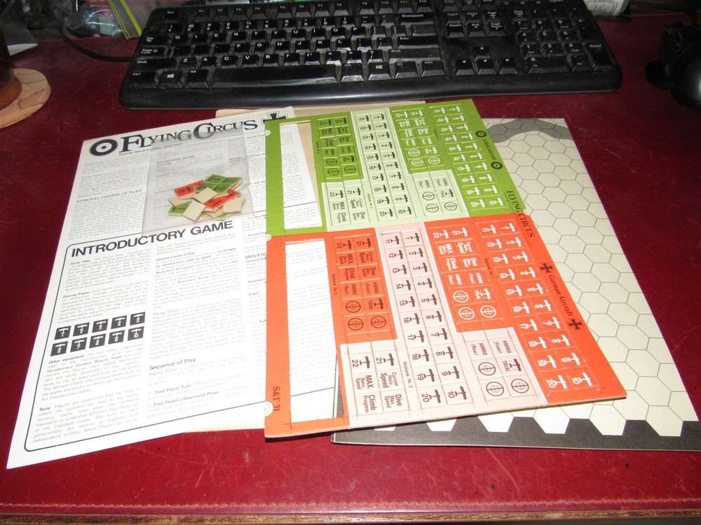 SPI: Strategy & Tactics: Issue #31: War in the Air / Flying Circus: Game Only