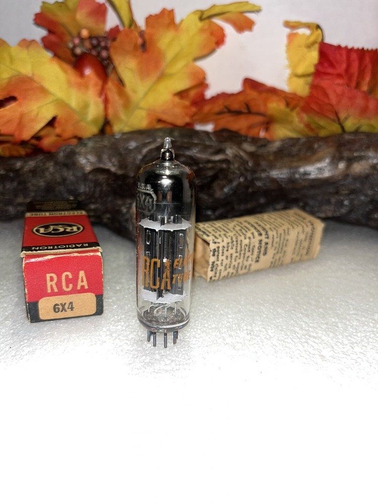 RCA 6X4 Vacuum Tube NOS/NIB HICKOK Tested NOS Balanced