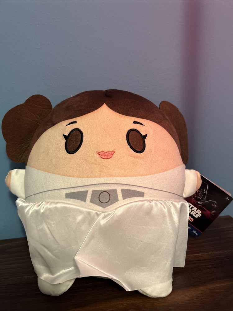 Star Wars Disney Princess Leia 10 Inch Soft Plush Pillow