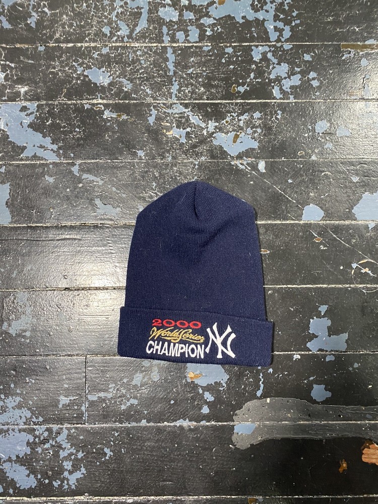 Yankees Vtg Y2k Mlb Championship 2000 Beanie