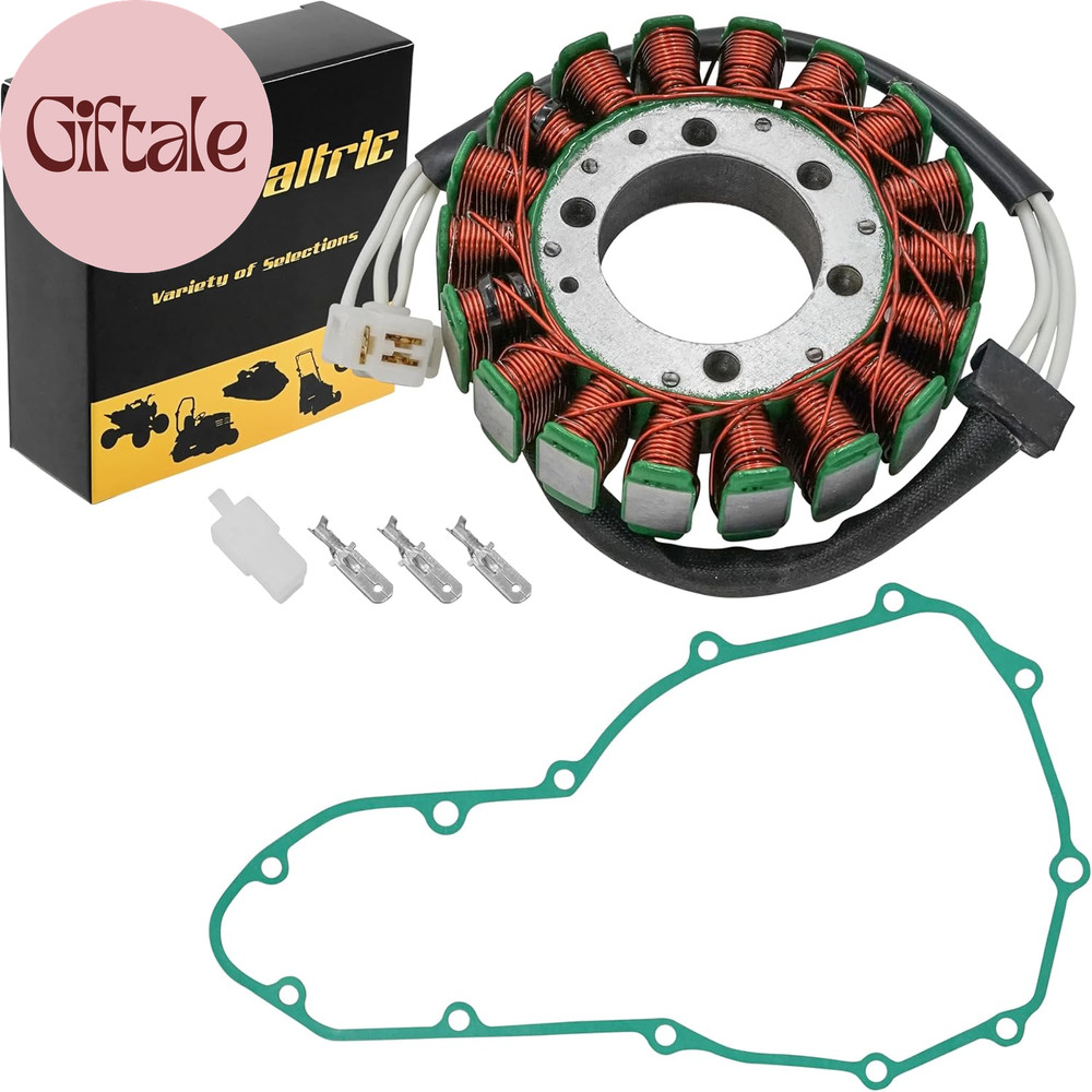 Stator and Gasket Compatible with Kawasaki Ninja 650R Ex650 Ex 650 2006-2011