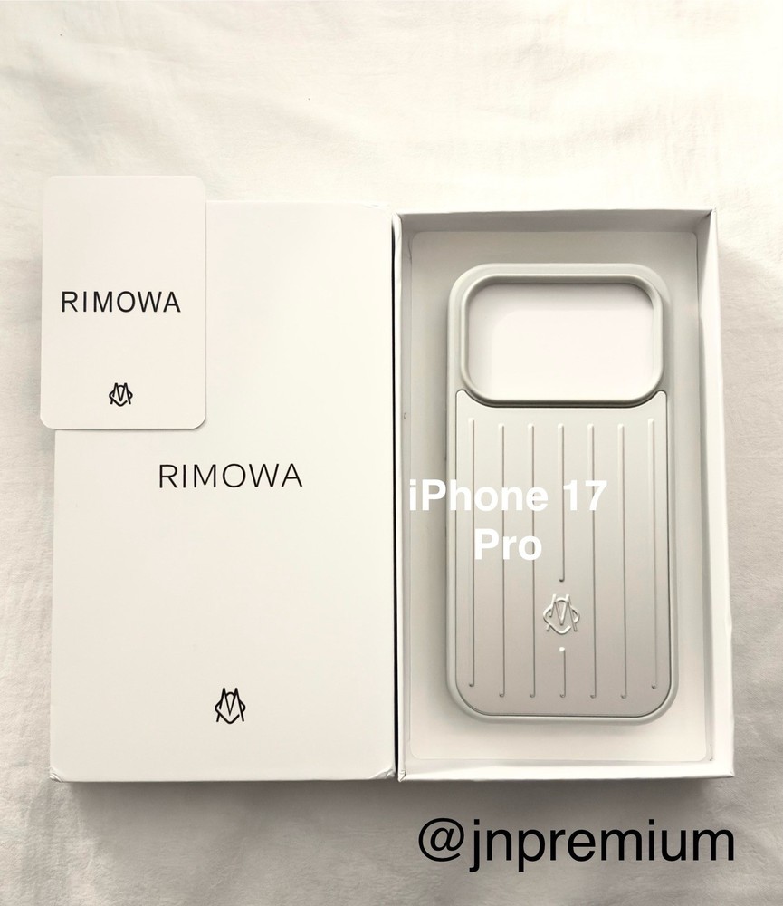 RIMOWA iPhone 17 Pro Case Silver Aluminium | Made in Germany | Brand New 🇬🇧