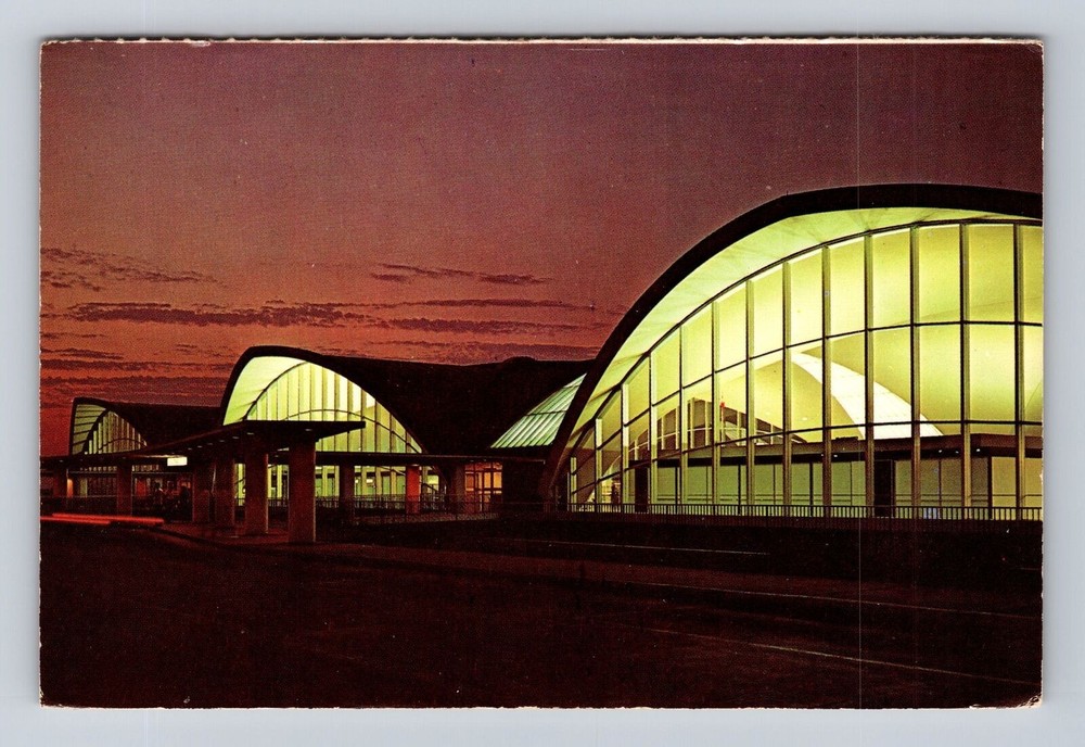 St Louis MO- Missouri, St Louis Municipal Airport, Antique, Vintage Postcard