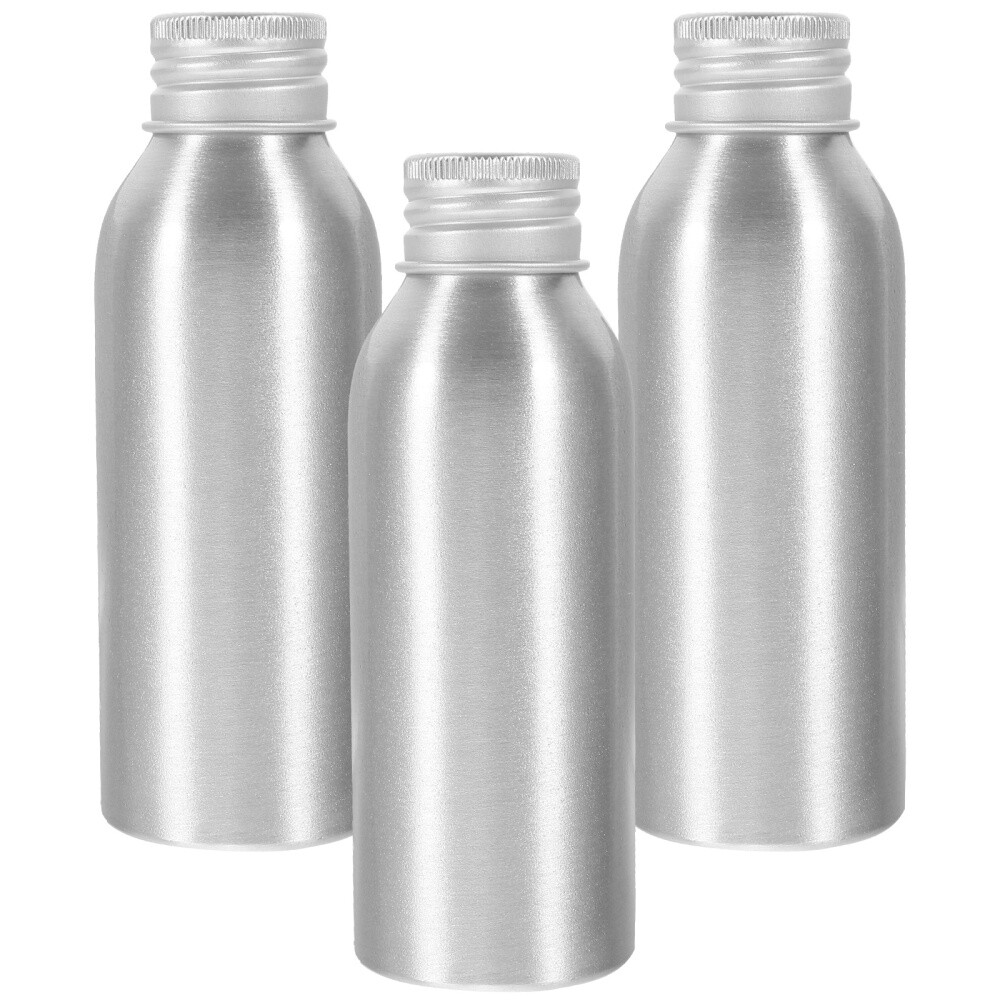 3 Sets Olive Oil Aluminum Bottle Portable Perfume Container Travel