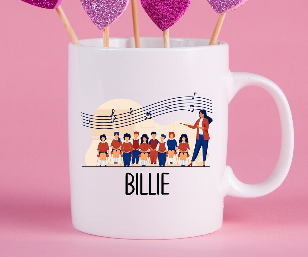 Personalized Music Teacher Mug Music Teacher Gift Best Music Teacher Mug Gift