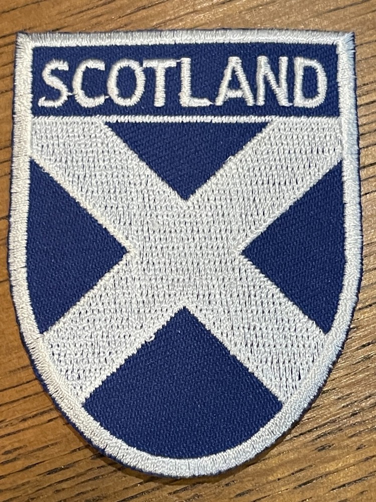 Scotland Crest/Flag UK Travel Souvenir Patch
