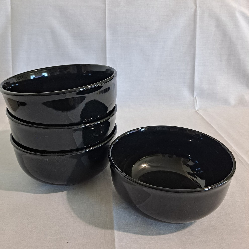 Set 4 Royal Norfolk SOLID BLACK 6