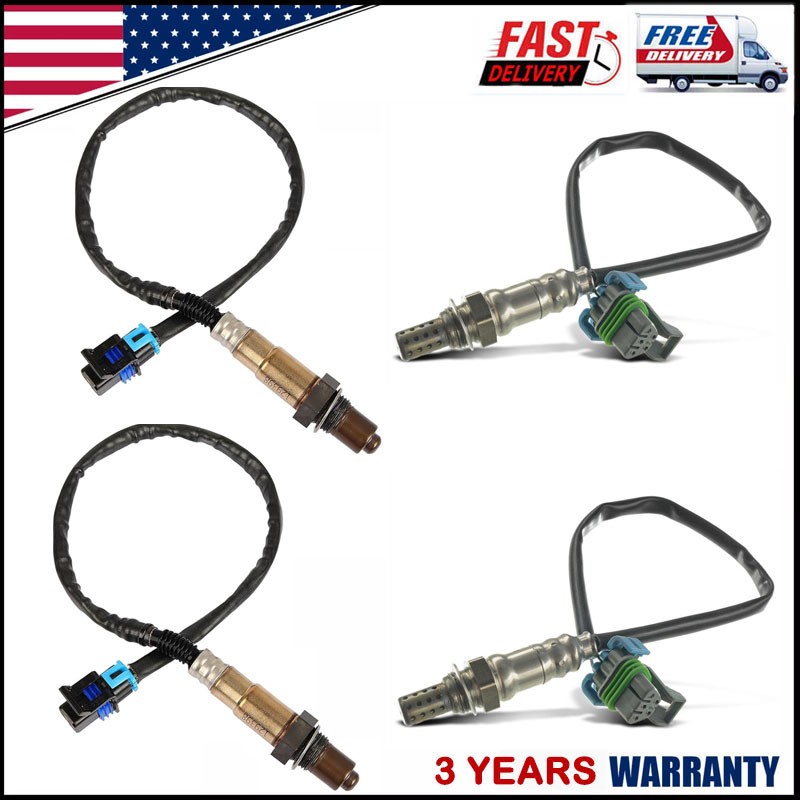 4Pcs Oxygen O2 Sensor For 2010 -15 Chevrolet Camaro 3.6L Cadillac 2010-14 CTS AT