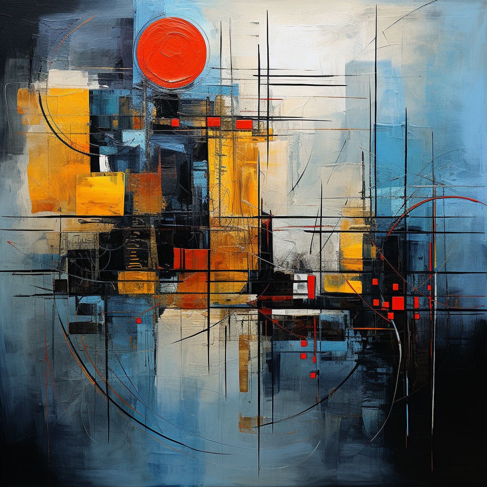 Handmade oil painting wall art color abstract texture home decor painting #268