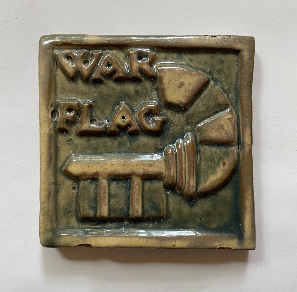 Mercer Moravian Pottery Tile Pre-1930 period (HC Mercer Lifetime)