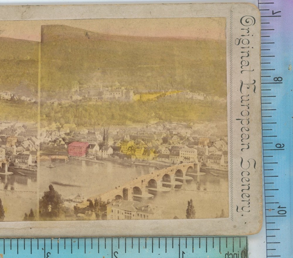 Bridge at Cologne Germany Webster & Albee Stereoview