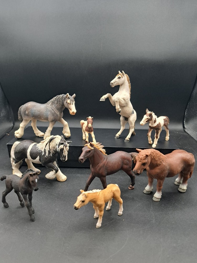 Schleich Germany Horse Figurine Lot Of 9