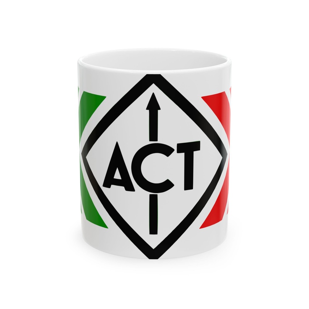 Flag of Action Culture Tradition (Italy) White Coffee Mug