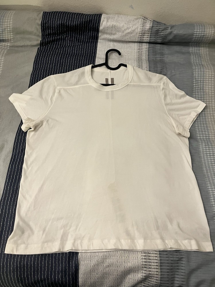 Rick Owens Men’s Milk Level T-Shirt Cotton RU02D6255-JA XL