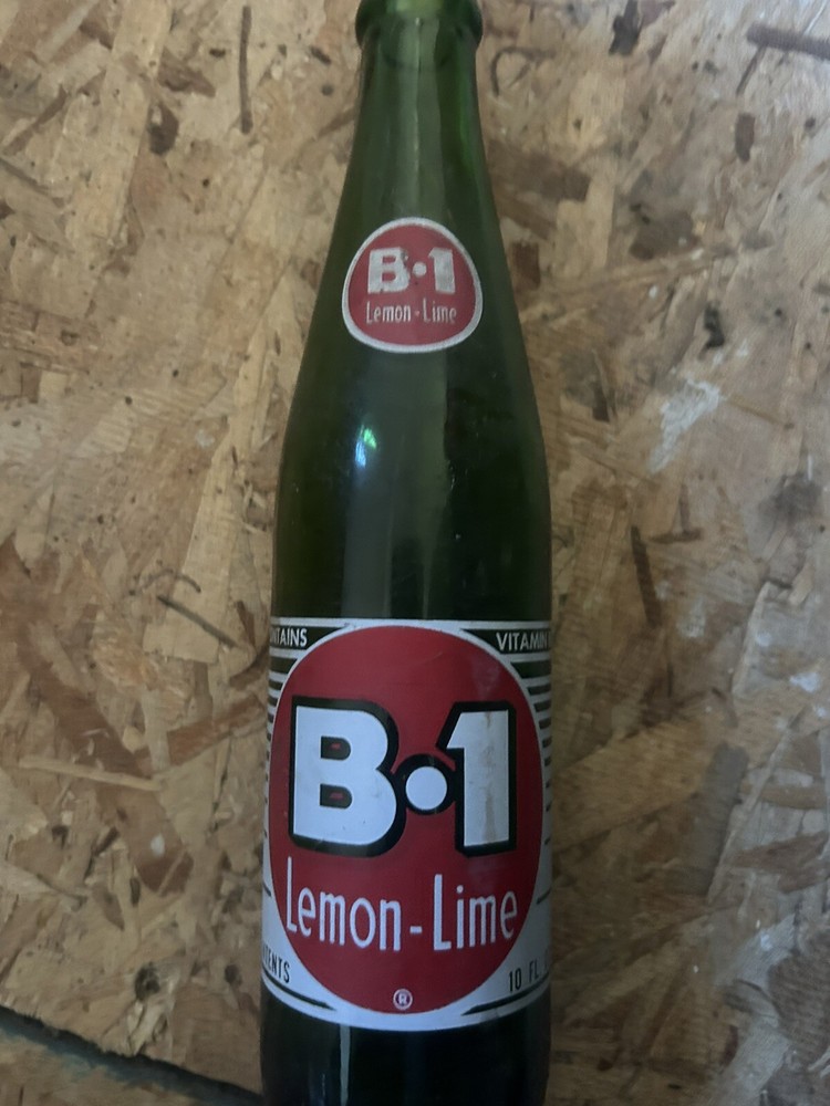 B 1 Lemon Lime POP Bottle: Various Manufacturers Of BottlesAll Have Same Design