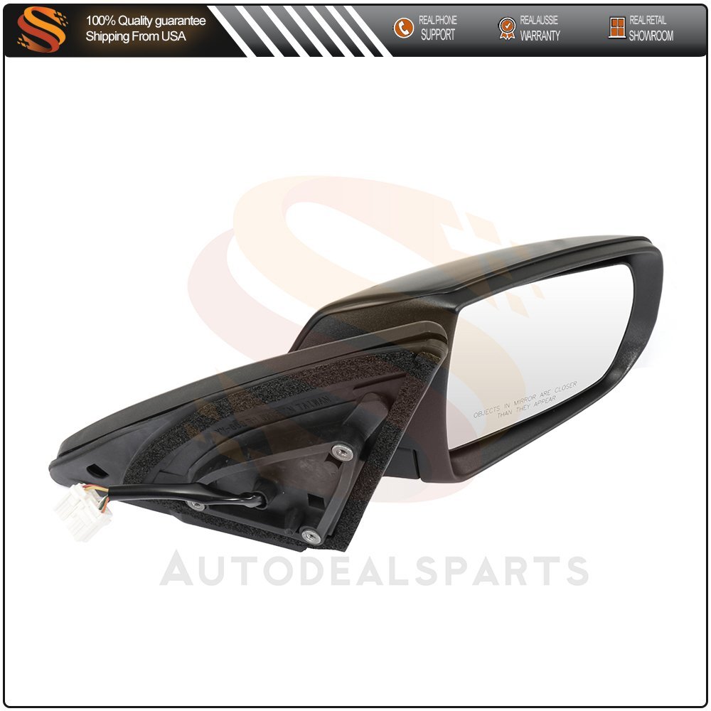 Mirror Fits 2011-15 KIA SORENTO LX /EX RH Power Manual Fold Heated Black Signal