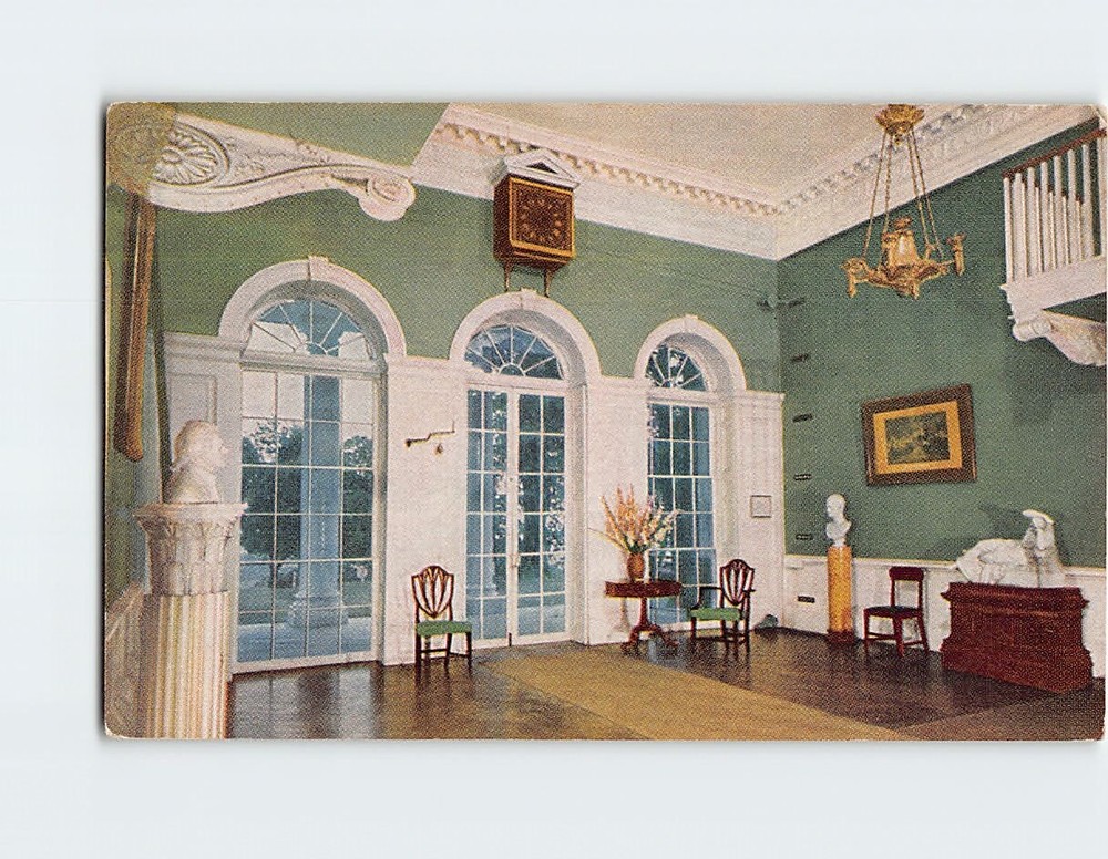Postcard Monticello The Home of Thomas Jefferson Charlottesville Virginia