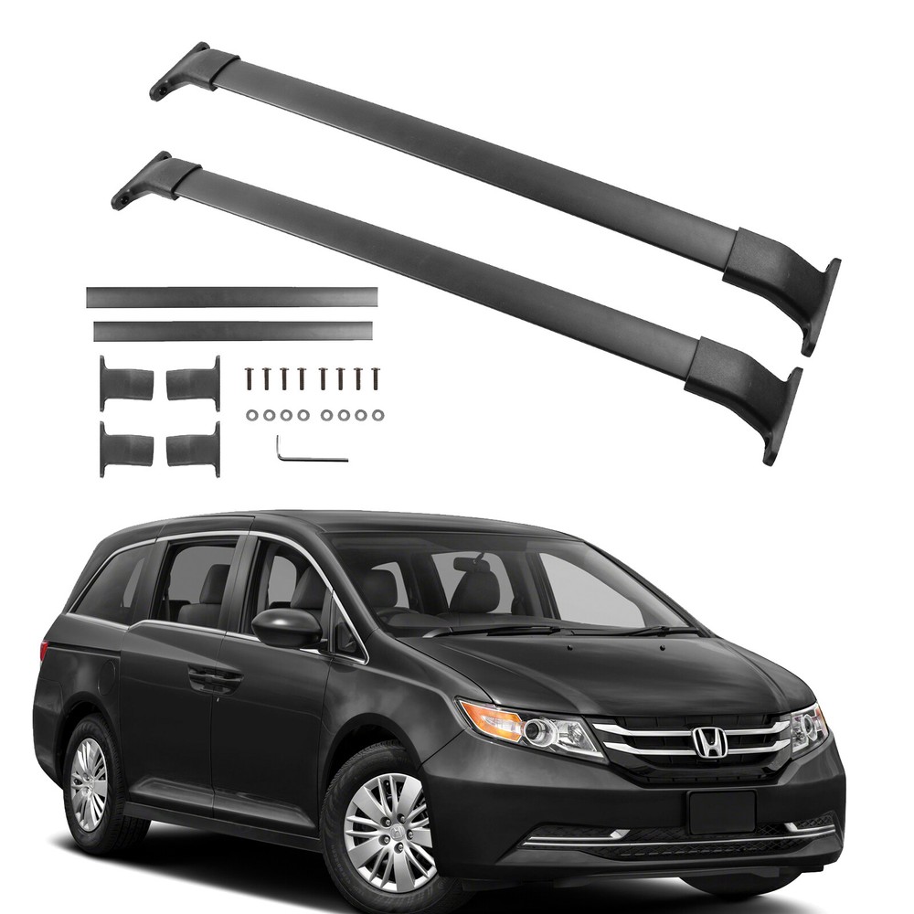 Pair 165Lbs Roof Rack Luggage Cross bars For 2011-2017 Honda Odyssey Maxload