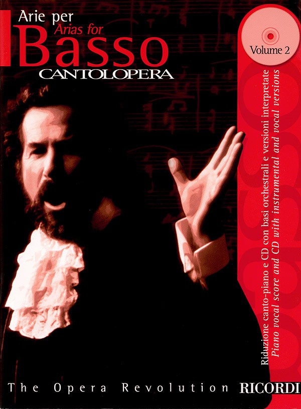 Arias for Bass Vol 2 Cantolopera Vocal Piano Opera Sheet Music Book CD Pack