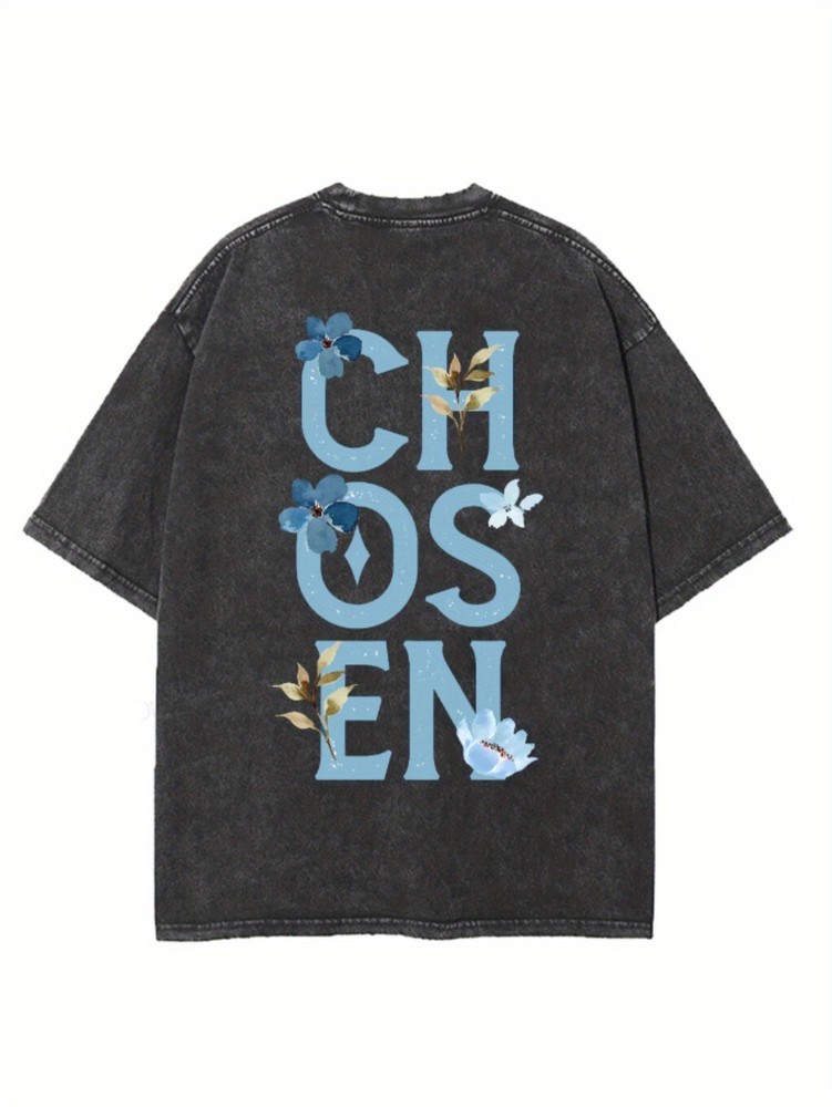 Double-Sided Washed Christian T-Shirt for Men - Unisex Summer Style