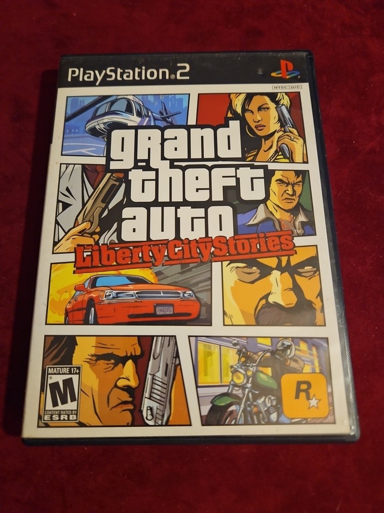 Grand Theft Auto Liberty City Stories PS2 PlayStation 2 Complete CIB + Map