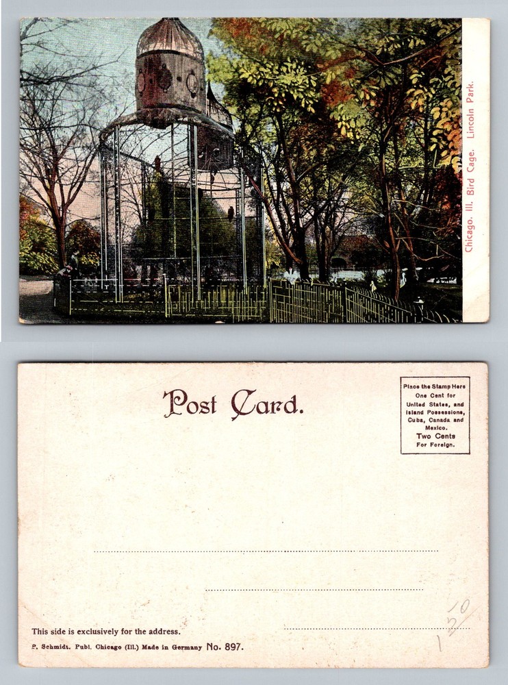 Chicago, IL-Illinois, The Bird Cage Located In Lincoln Park Vintage Postcard