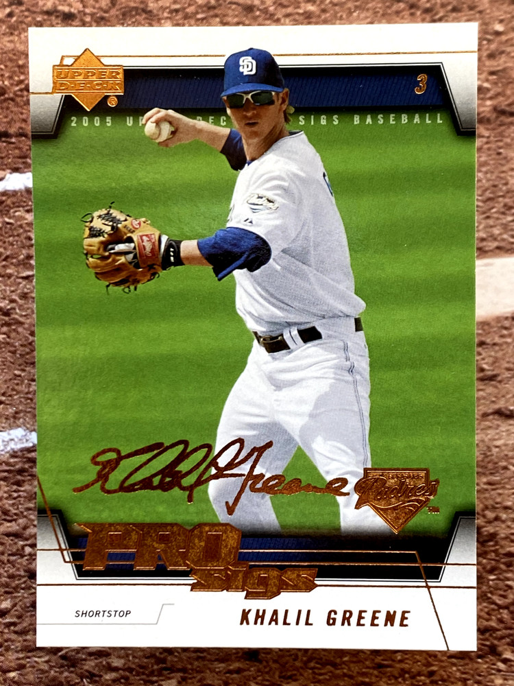 Khalil Greene 2005 Upper Deck Pro Sigs #73 San Diego Padres