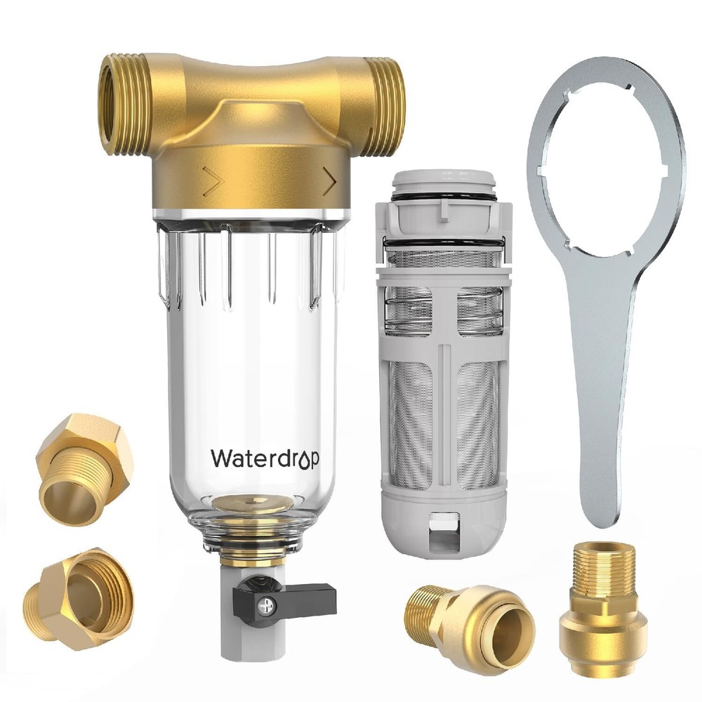 Spin Down Sediment Backwash Whole House Water Filter System For Well Water