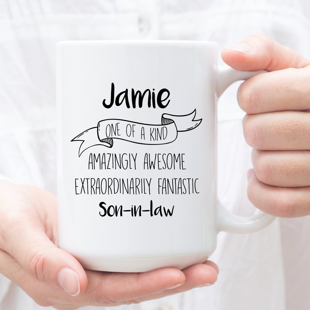 Personalized Coffee Mug For Son In Law Custom Gifts For Son In Law Perfect